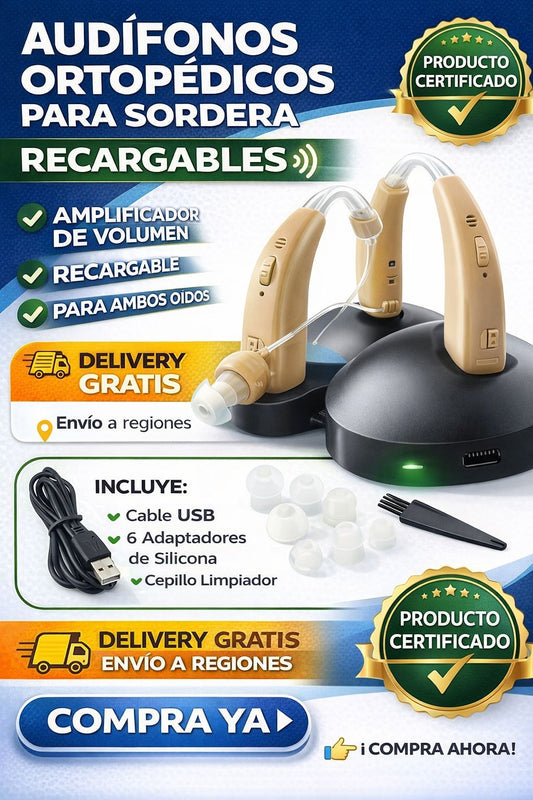 Audífonos ortopédicos para sordera